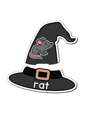Wickedly Fun CVC Witch Hats